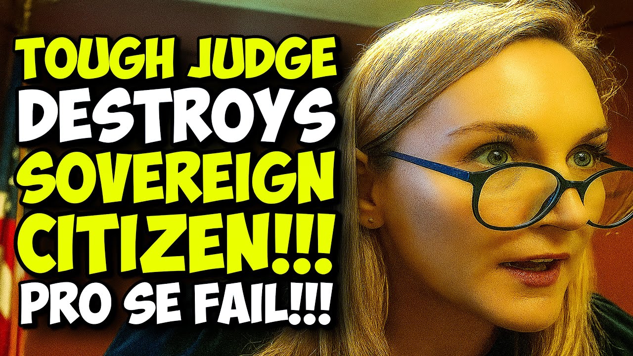 WHOA!!! Sovereign Citizen DESTROYED By No-Nonsense Judge In Court!!! Pro Se FAIL!!!