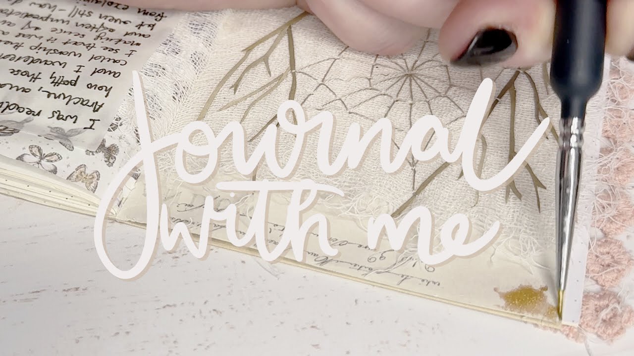 JOURNAL WITH ME || Junk Journal July 2024 || THREAD