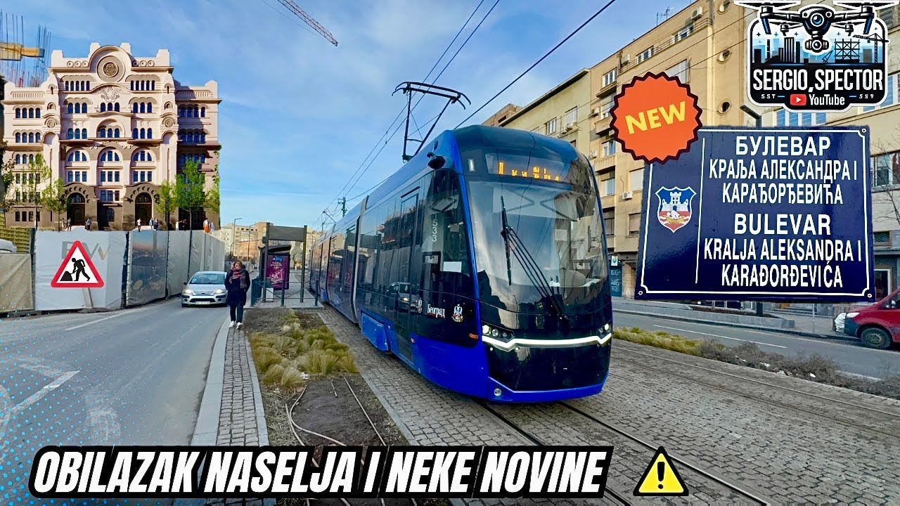 Bulevar Kralja Aleksandra I Karađorđevića, Obilazak naselja Beograd na vodi NOVINE #beograd  #bw