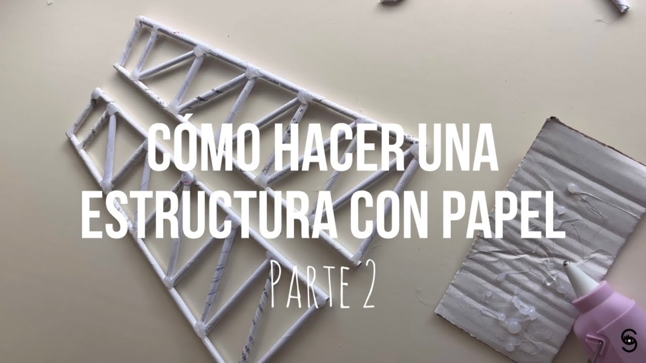 CÓMO HACER UNA ESTRUCTURA CON PAPEL || PARTE 2 || TECNOLOGÍA 1°ESO