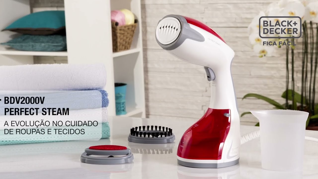 Vaporizador de Roupa Portátil e Higienizador Black+Decker Perfect Steam BDV2000V - 1200W