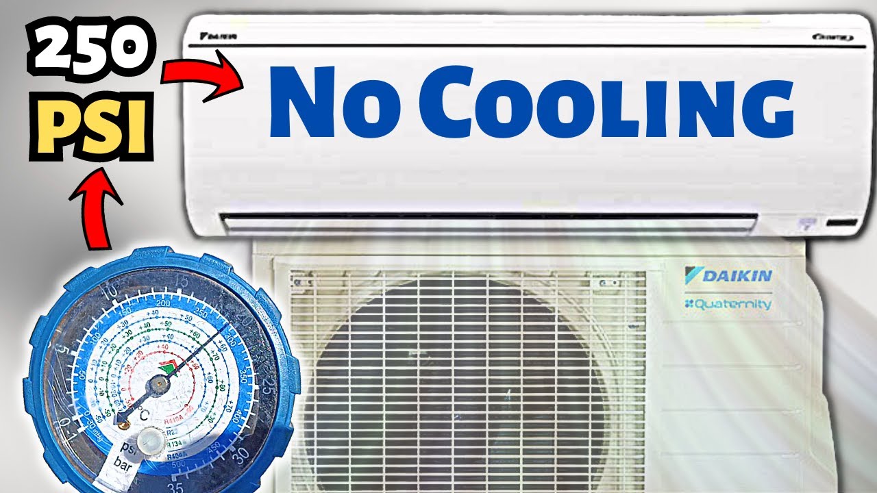 Кондиционер Daikin не охлаждает, несмотря на хорошее давление хладагента