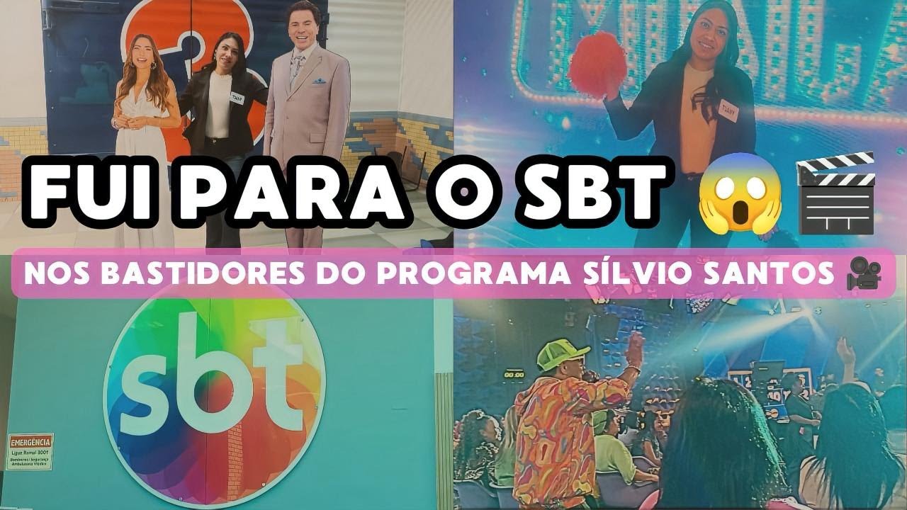 VLOG NO SBT! UM DIA NA PLATÉIA DO PROGRAMA SILVIO SANTOS 😍- UMA EXPERIÊNCIA INESQUECÍVEL!!