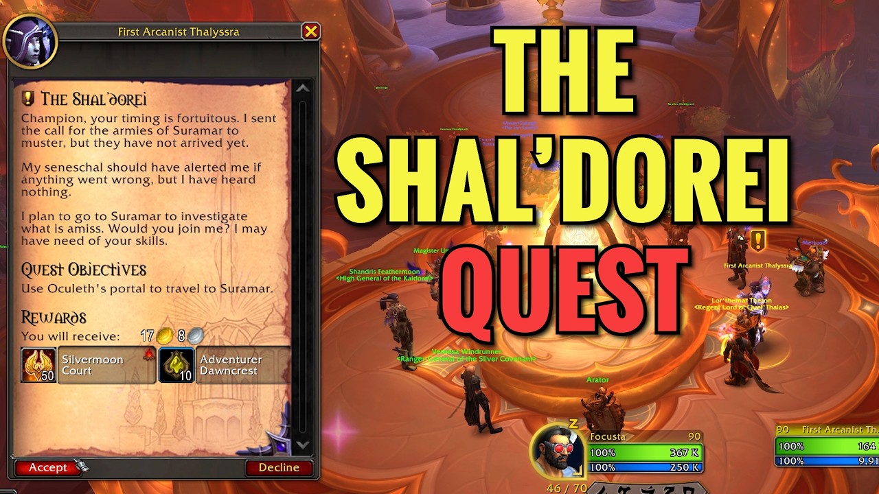 The Shal'Dorei Quest (WoW Midnight)