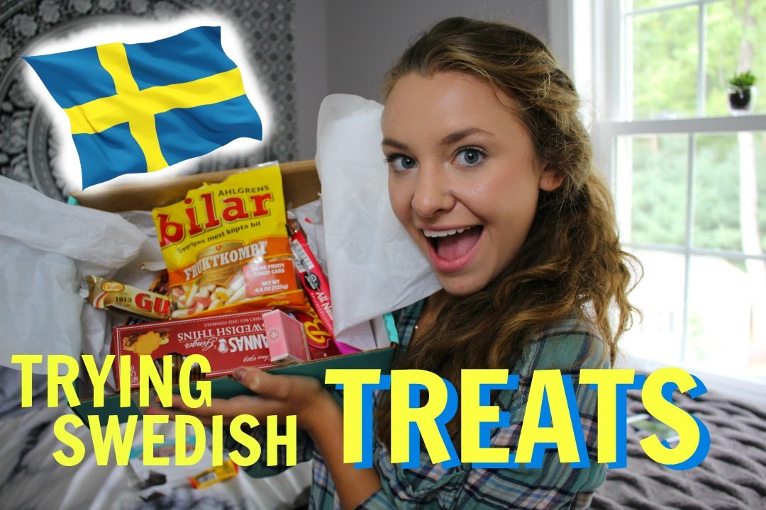 American Girl Tries SWEDISH TREATS! Treats Unboxing!
