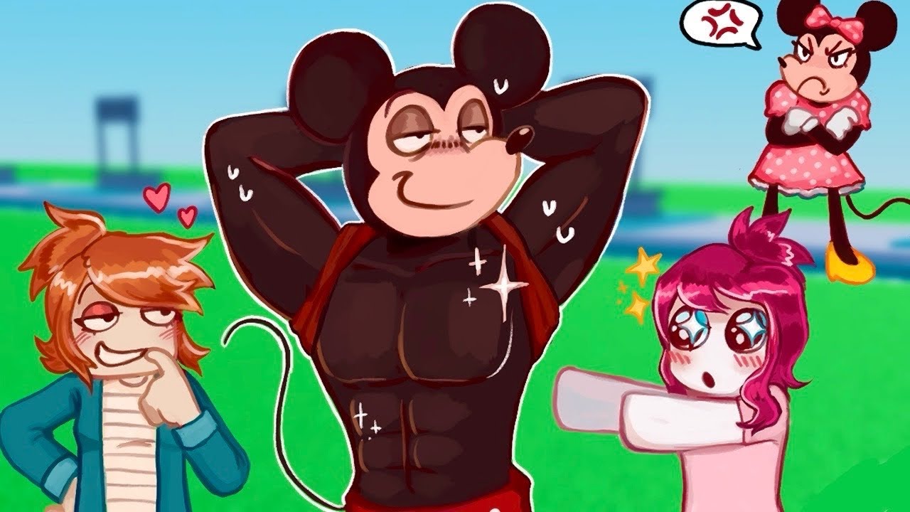 TROLLING as BUFF MICKEY on ROBLOX VOICE CHAT 2