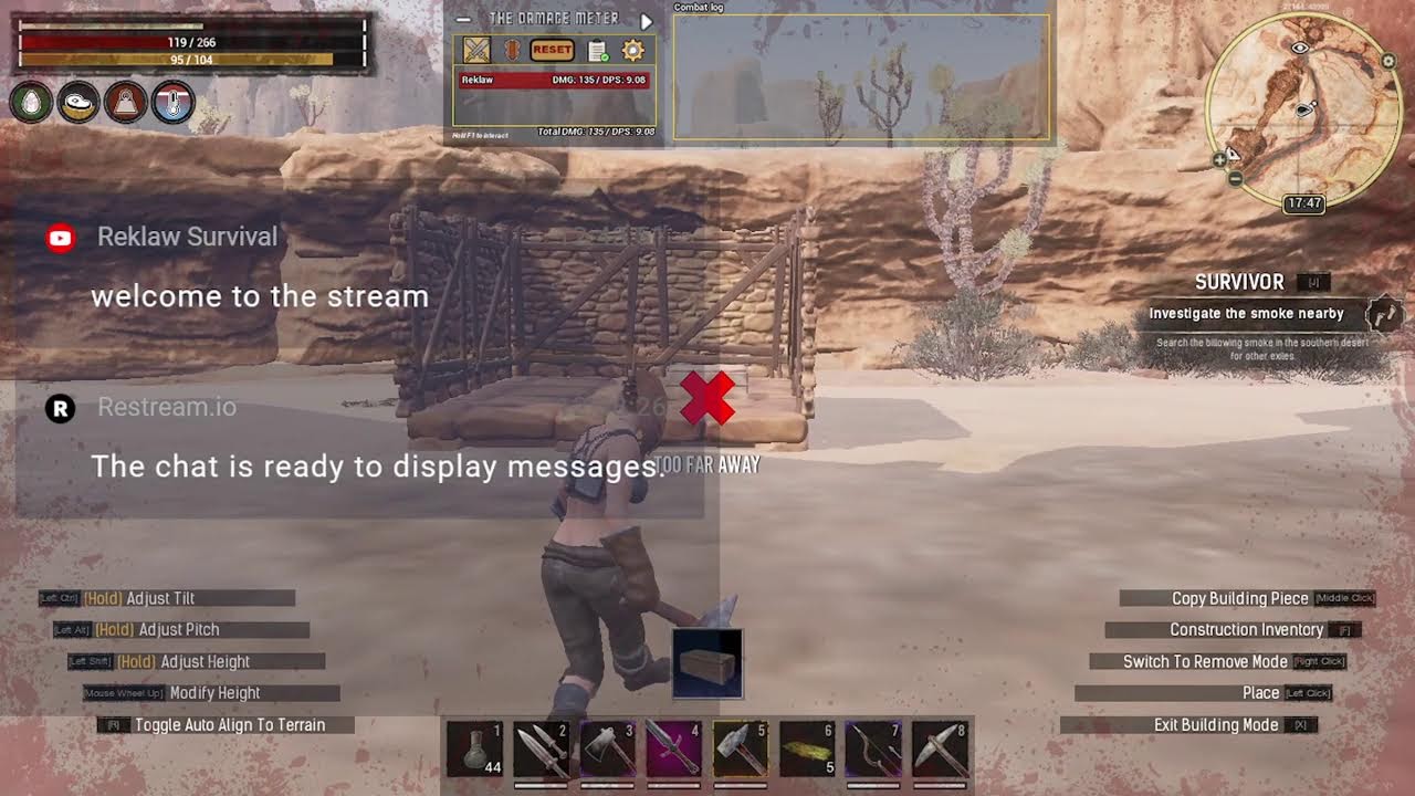 Conan exiles with savage wilds mod testing a different server