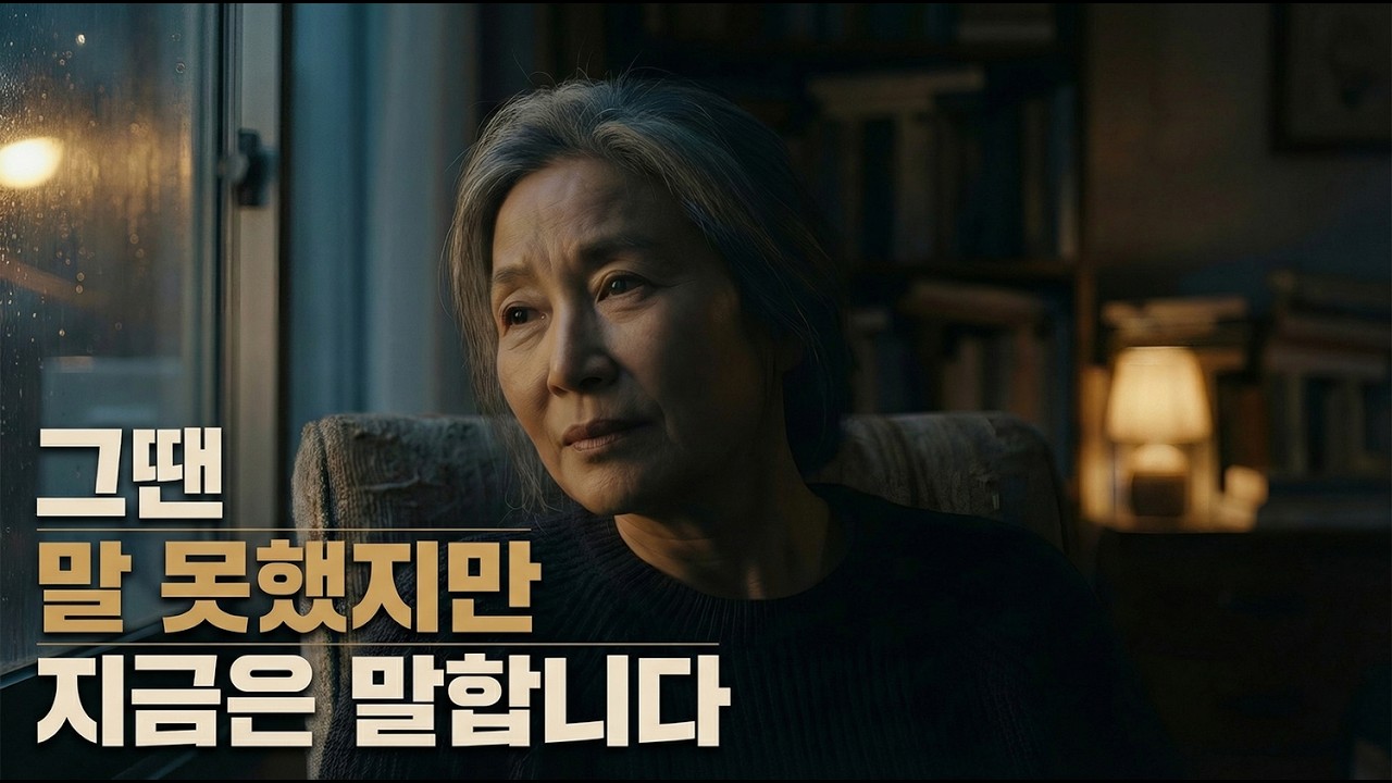 그땐 말 못했지만, 지금은 말합니다.
