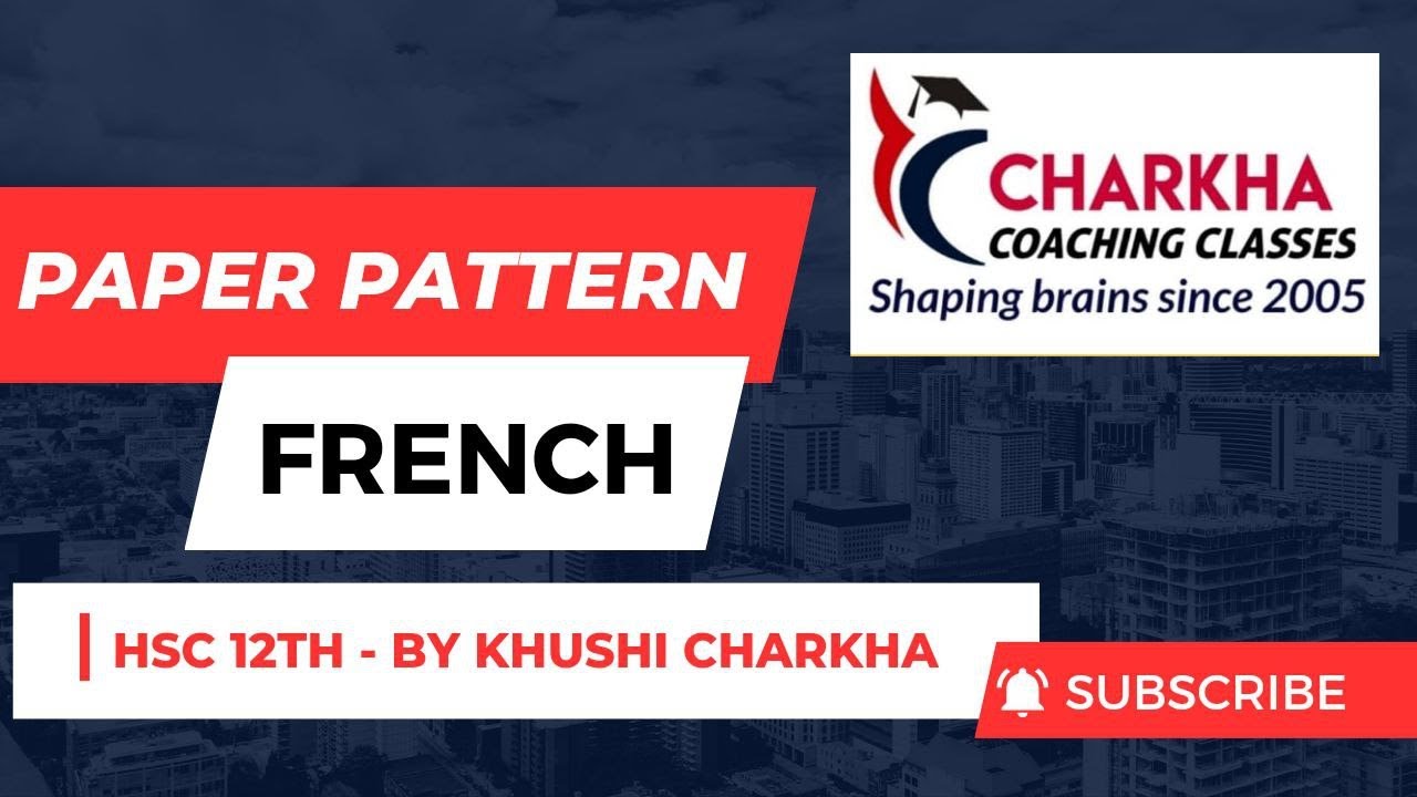French- Paper Pattern for HSC 12th l SYJC l Std 12th French l Small tips on how to write the paper