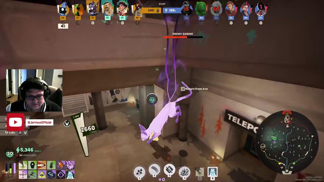 Chuddmaxxing in Deadlock
