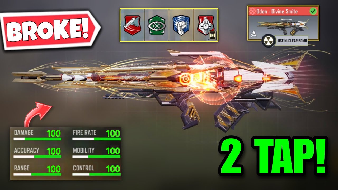 Best ODEN Gunsmith Attachments | No RECOIL + Fast ADS | Oden Best Loadout Season 11 COD Mobile