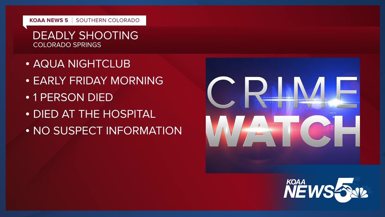 CSPD Homicide Unit responding to shooting at local nightclub, one person confirmed dead