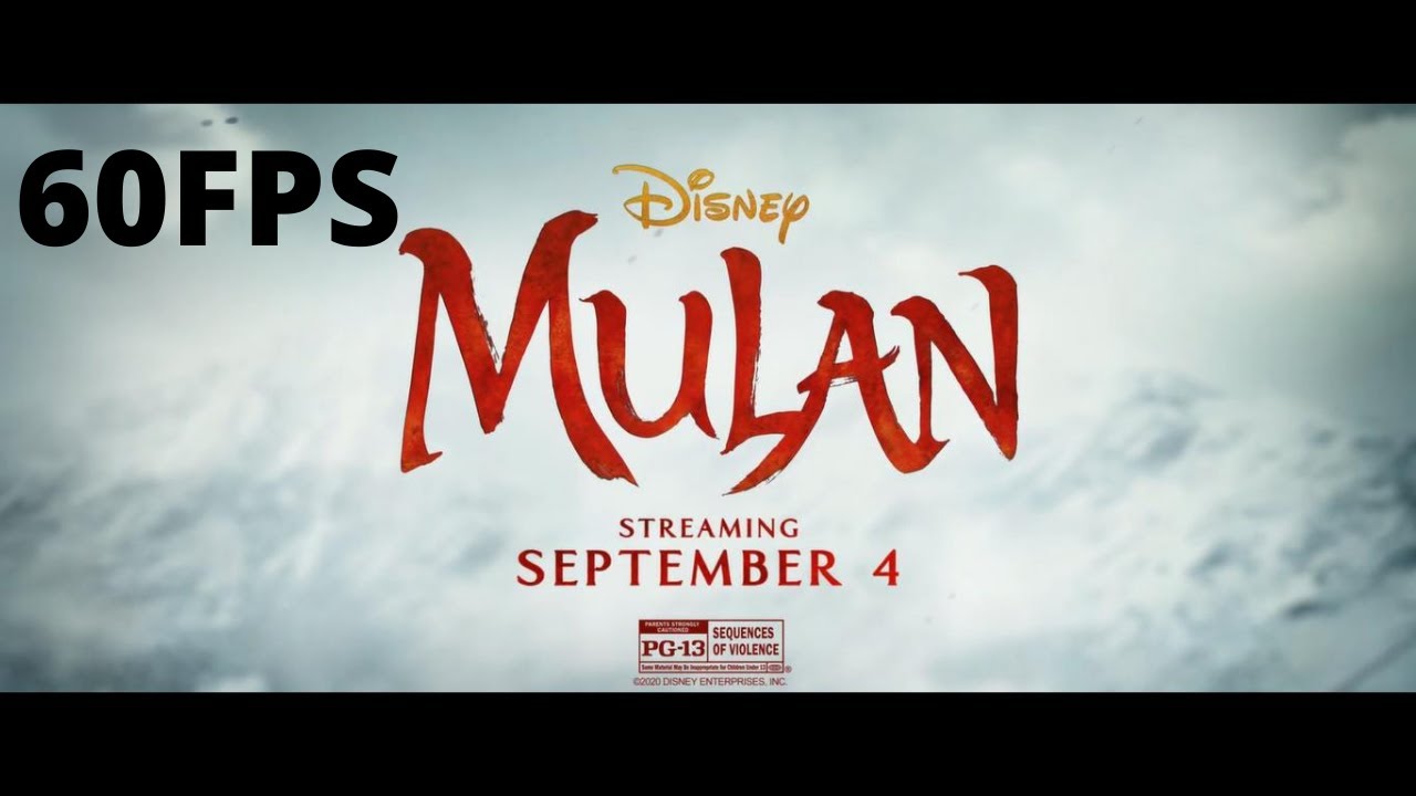 [60FPS] Mulan Disney Plus Trailer (2020)