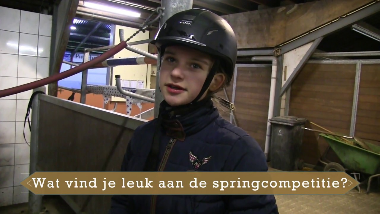 Voorbereiding KNHS FNRS Springcompetitie finale: Manege De Eenhoorn
