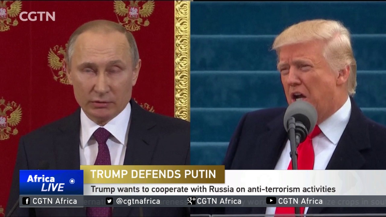 U.S. president reiterates respect for Russian leader in TV interview
