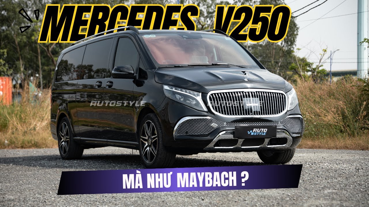 VERSION MERCEDES GLS MAYBACH VUÝP CHO V250 AMG, NỘI THẤT SMART TIVI KARAOKE, SÀN GỖ XỊN AUTO STYLE