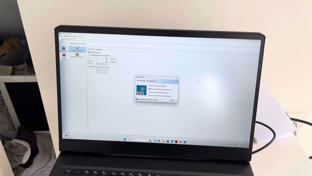 ESU LokSound 5 mit ESU LokProgrammer: MFX