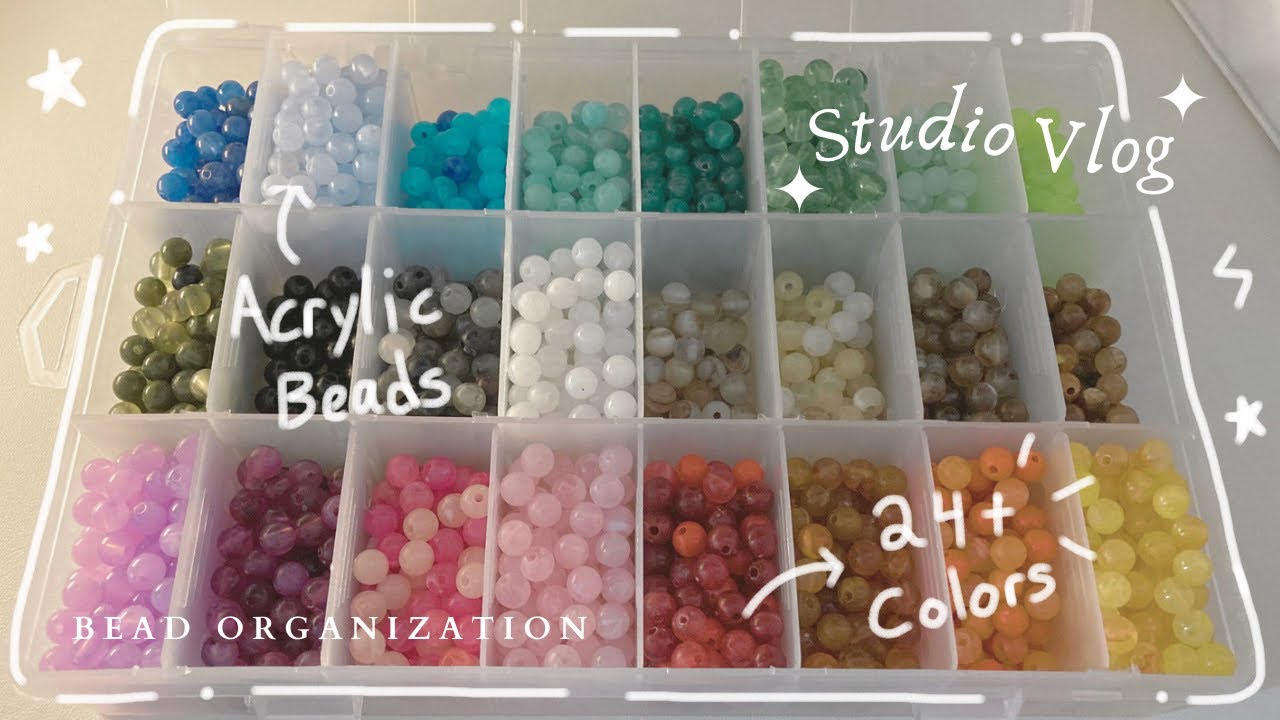 Bead Restock & Organization with Storytime | ASMR No Music