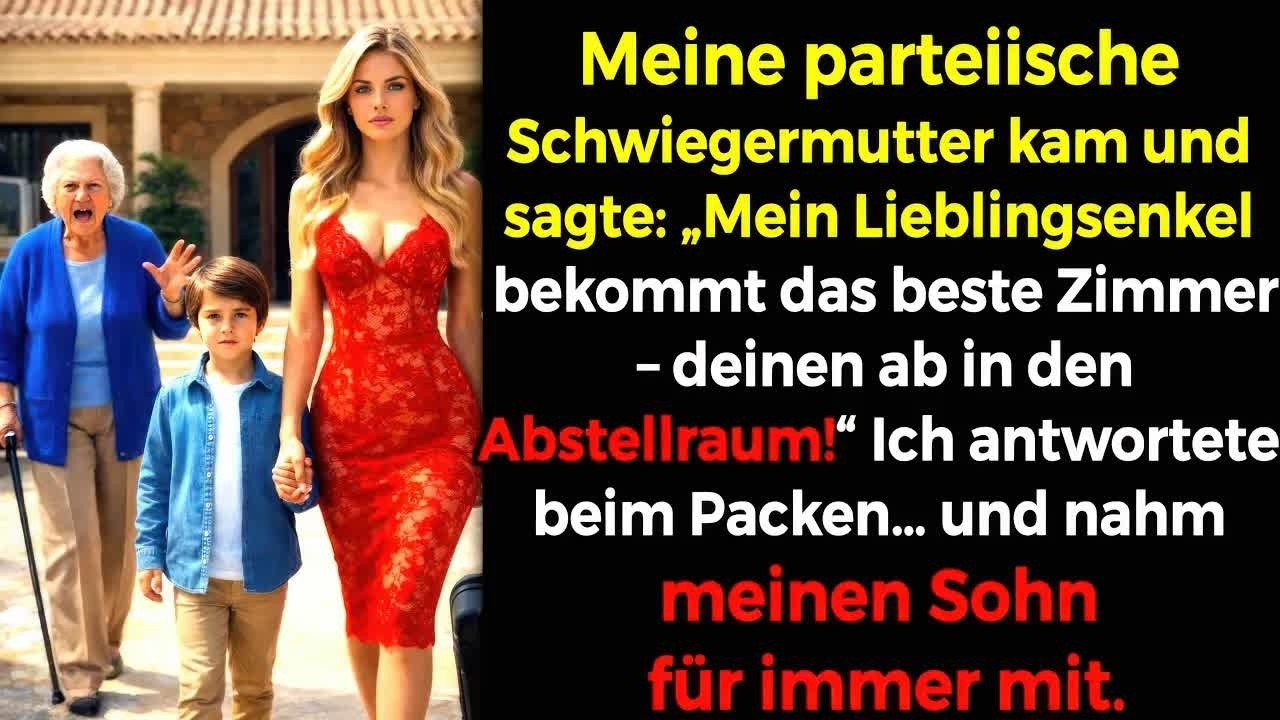 Parteiische Schwiegermutter😠： „Dein Sohn in den Abstellraum!“ Ich ging mit ihm👩‍👦💼
