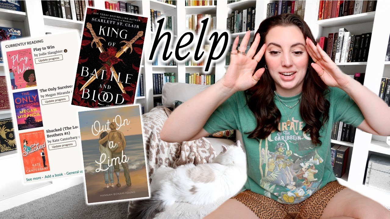reorganizing my bookshelves while my currently reading shelf tries to get me | weekly vlog 9
