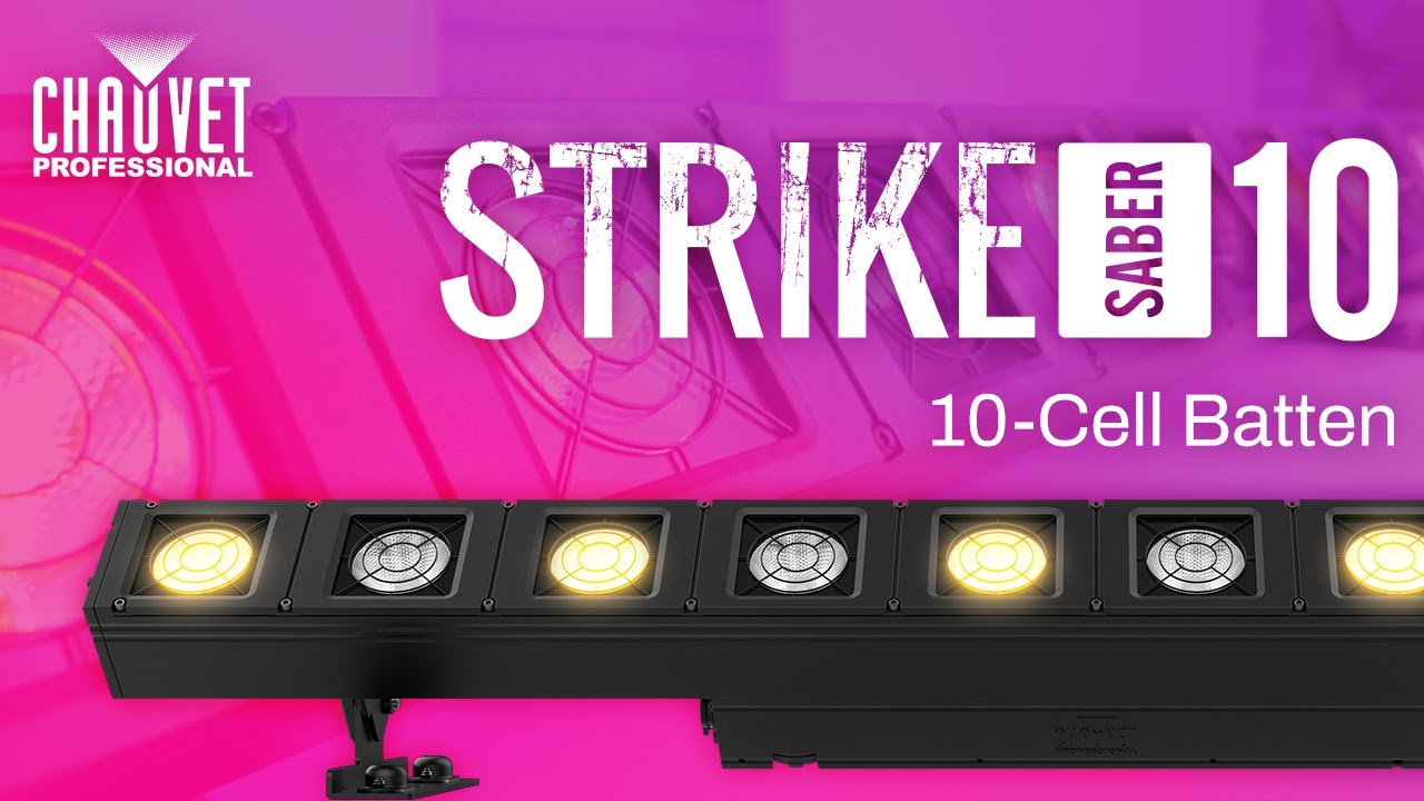 Обзор профессионального светового меча CHAUVET Professional STRIKE Saber 10 – классический внешни...