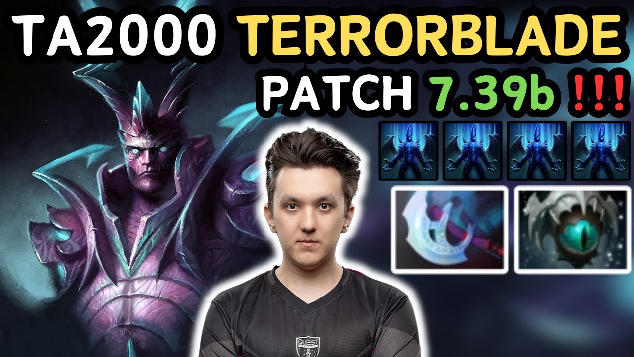 🔥 NEW PATCH 7.39b - TA2000 TERRORBLADE Hard Carry Gameplay 🔥 Rank 11 - Dota 2