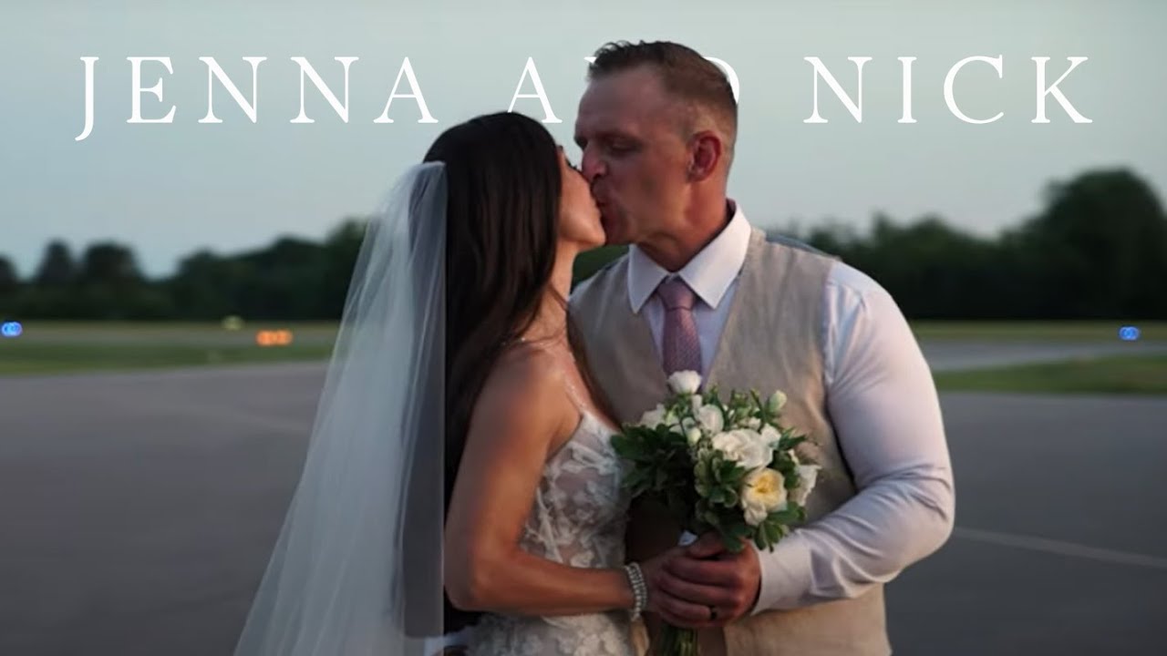 Jenna & Nick - Amazing Airplane Hangar Wedding - Gauche Wedding Films