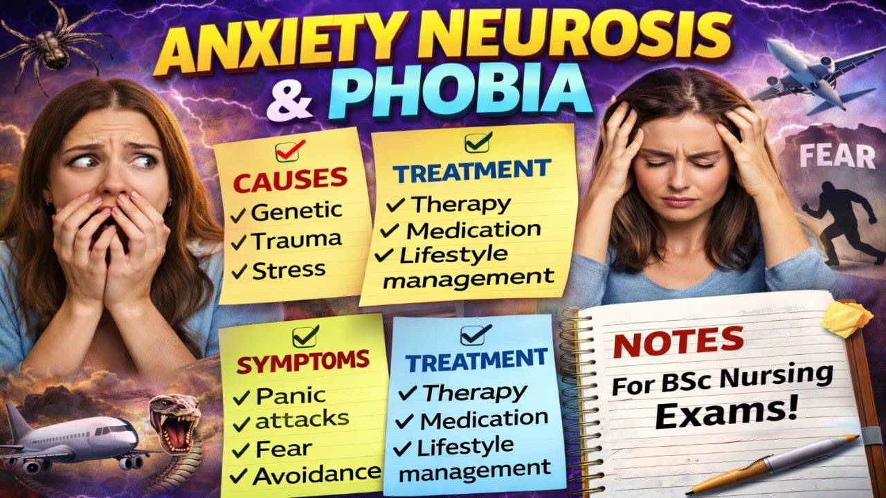 #neuroticdisorder #Anxiety #phobia #mentalhealthnursing #bscnursing6thsemester 