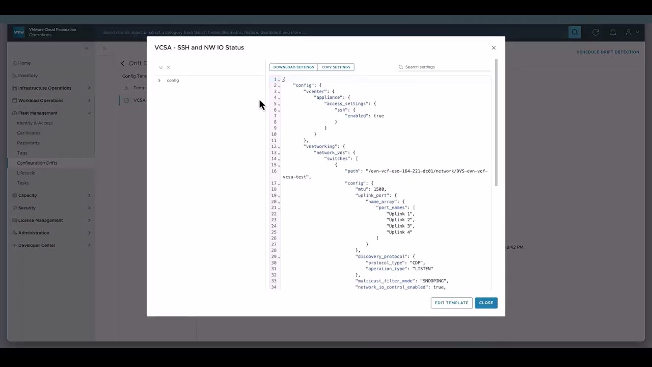 What's New: VCF 9 Operations - Configuration Drift