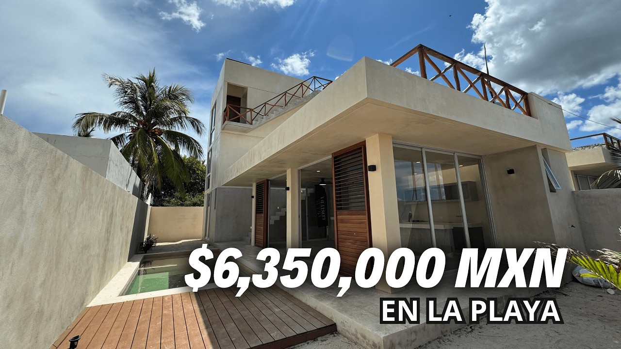 4 HABITACIONES, PISCINA, ROOFTOP,  MIRADOR/ CASA EN LA PLAYA EN CHICXULUB PUERTO YUCATAN real estate