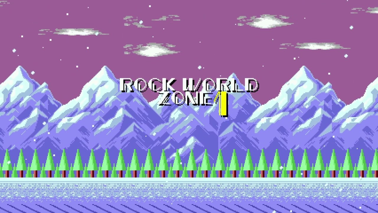 Rock World Zone, Act 1 (Sky Chase Zone) - Sonic The Hedgehog 2: CD