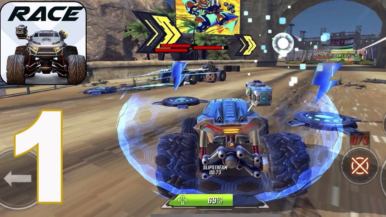 RACE: Rocket Arena Car Extreme - Gameplay Walkthrough Part 1🤩(iOS,Android)