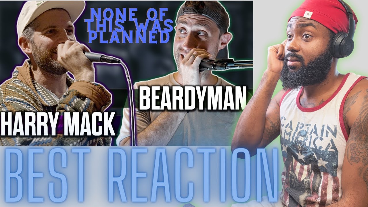 FIRST TIME REACTING TO Harry Mack x Beardyman | None Of This Was Planned | BEST REACTION!!!