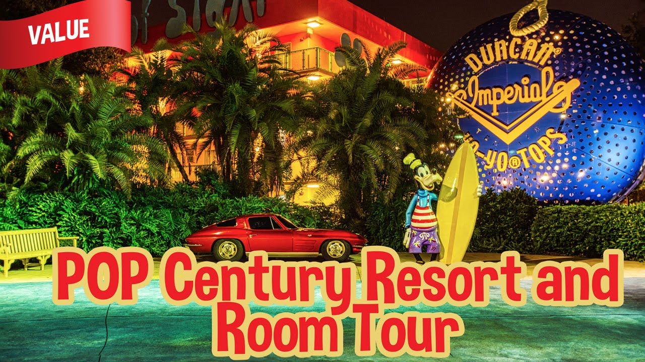 Disney's Pop Century Resort - Complete Property and Room Tour