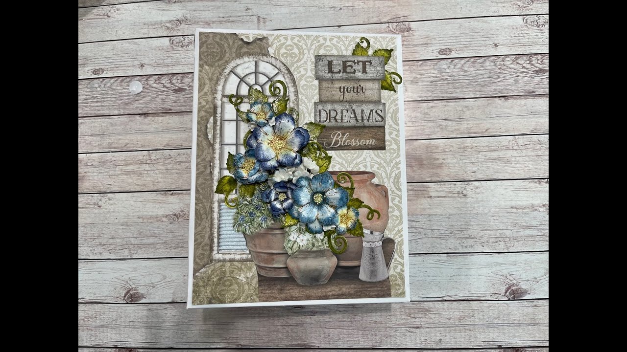 STAMPERIA GARDEN HOUSE ALBUM TUTORIAL PT 1 - SHELLIE GEIGLE - J&S HOBBIES AND CRAFTS