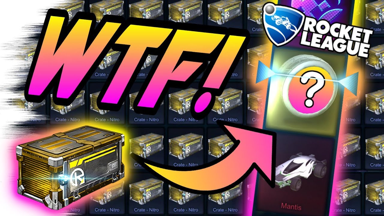 WEIRDEST WHEELS EVER! - BEST NITRO Rocket League Crate Opening (Search for Bubbly and Dracos)