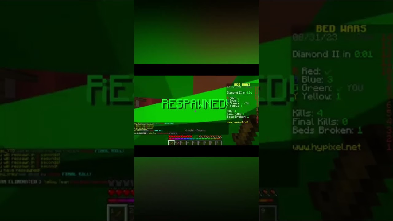 The Weirdest Broken Bed Message In Hypixel Bedwars 