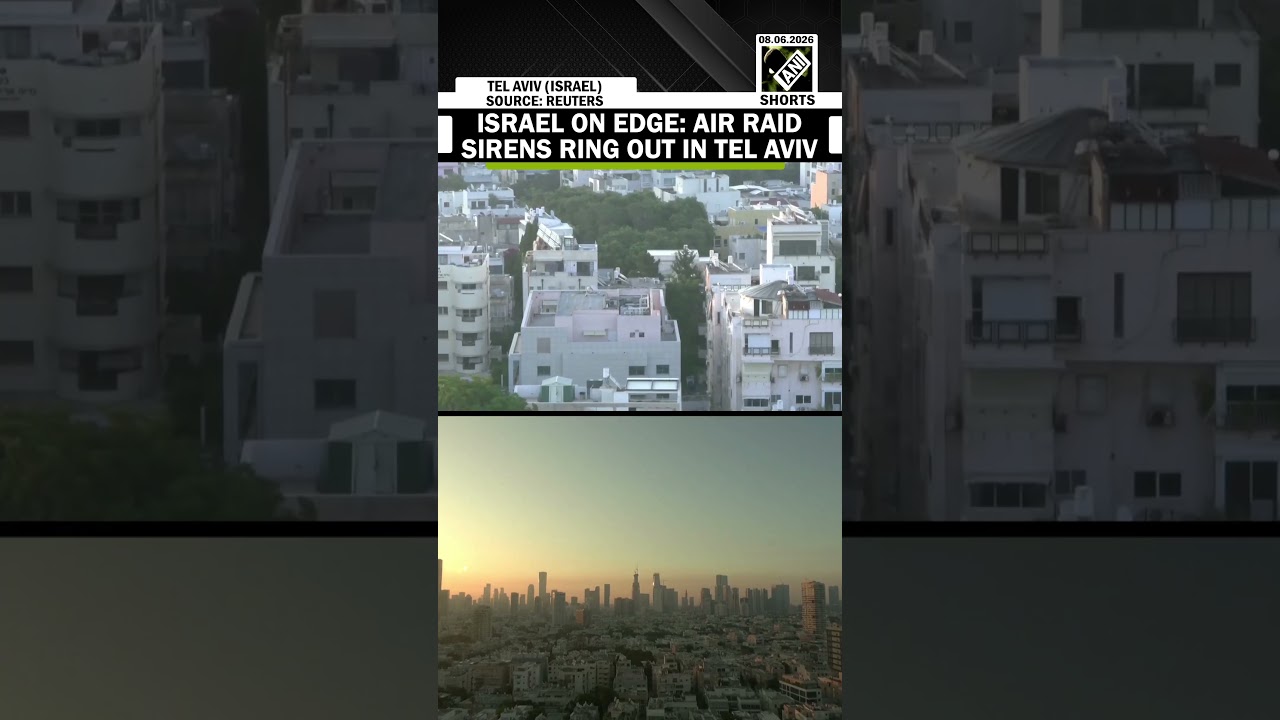 Watch! Air raid sirens ring out in Tel Aviv as Iran rains hell on Israel escalating fresh tensions