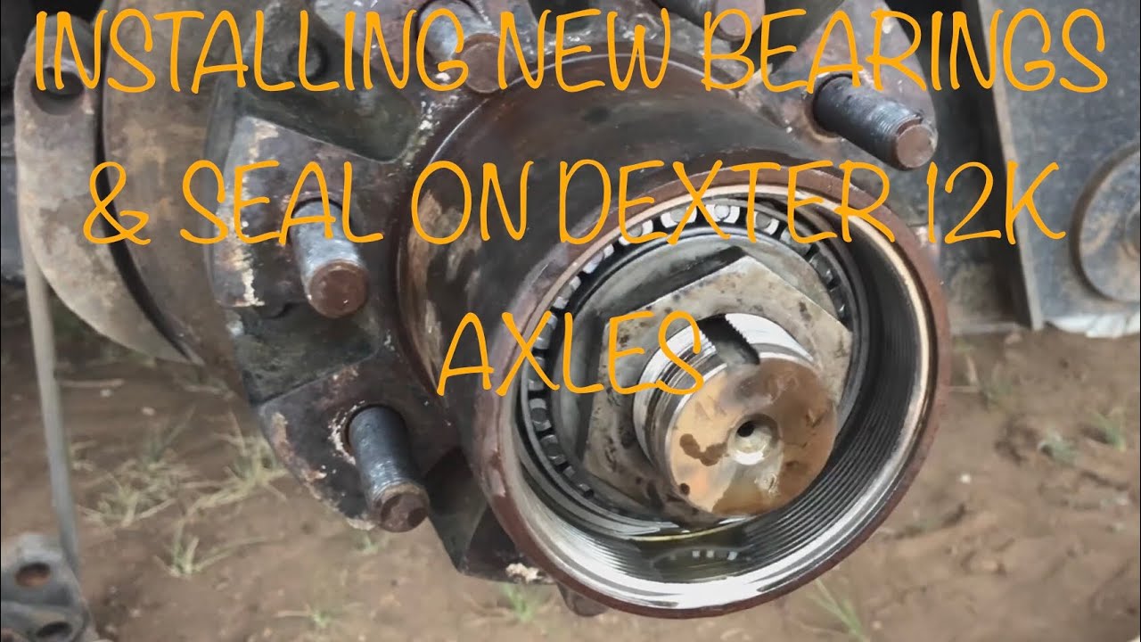 Ep. 18 | How-To install bearings and seal on Dexter 12K axles, Parts and Tools in Description