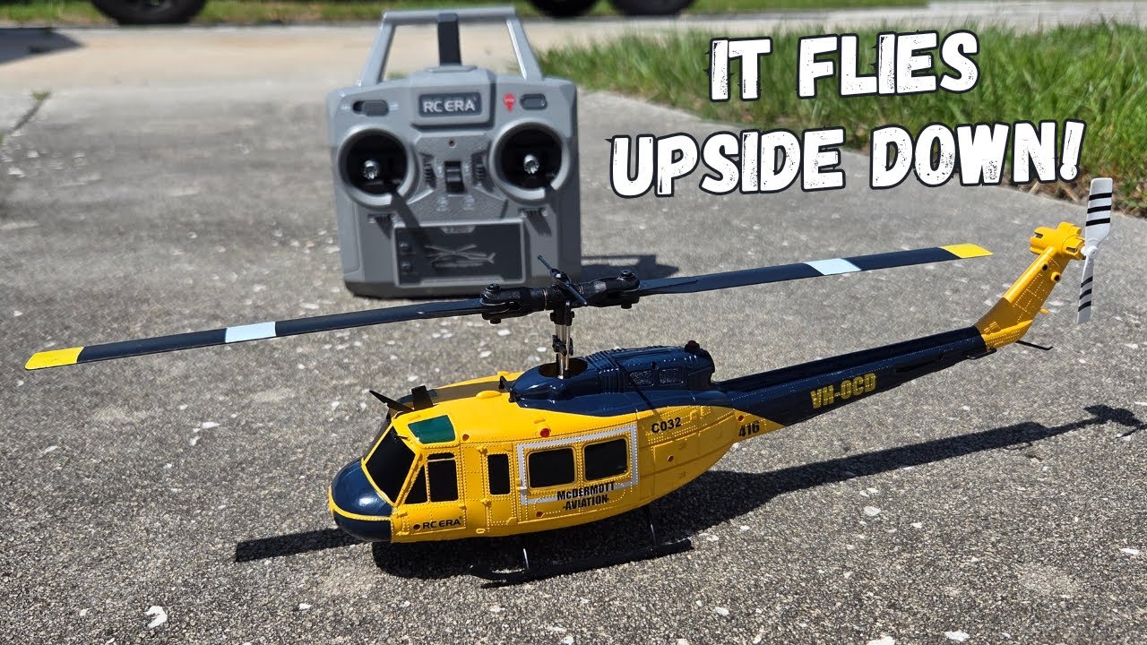The COOLEST Inverted Micro Heli I’ve Ever Flown!  RCA ERA 302 UH 1 from RTRHOBBY