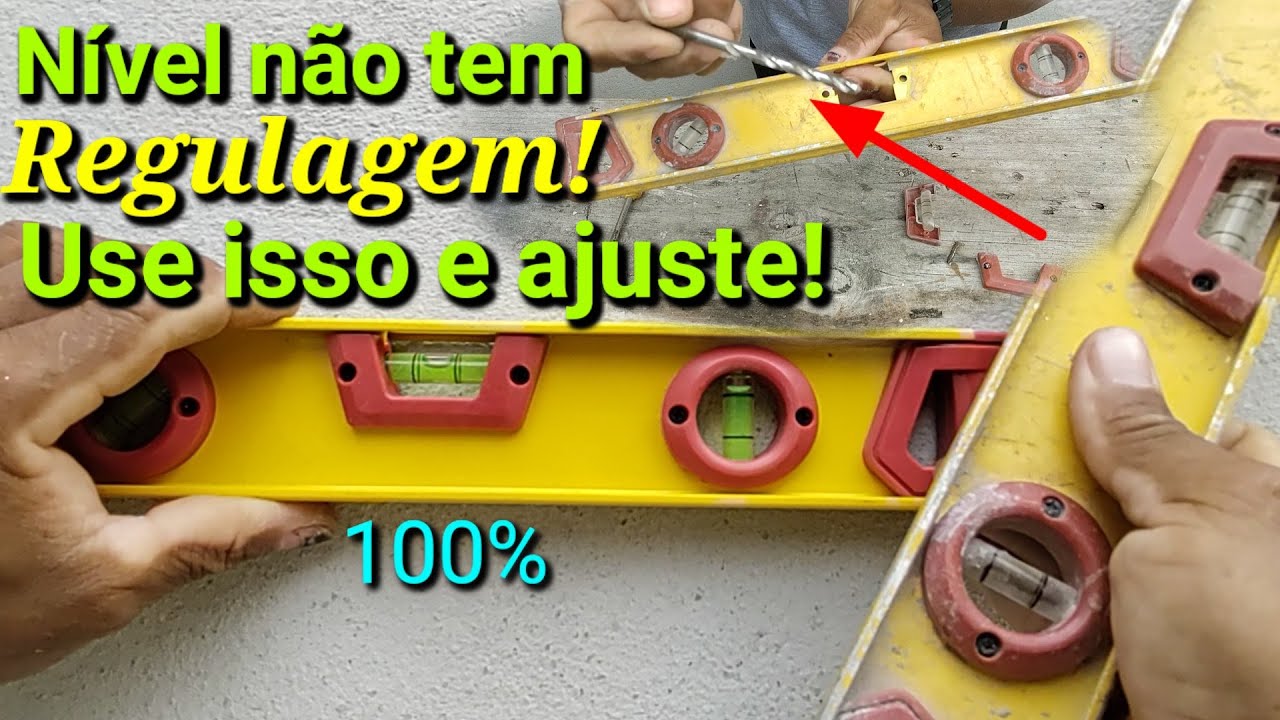 Como regular nível que não tem regulagem!
