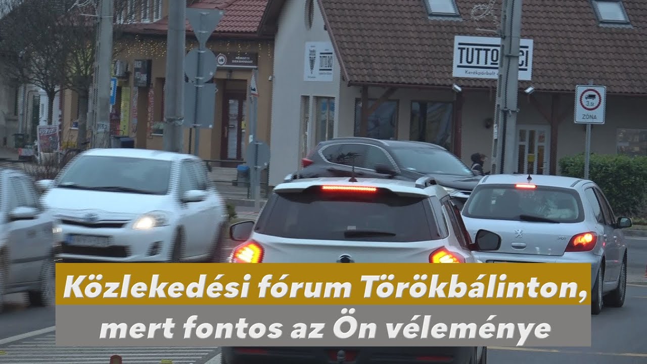 Közlekedési fórum Törökbálinton, mert fontos az Ön véleménye
