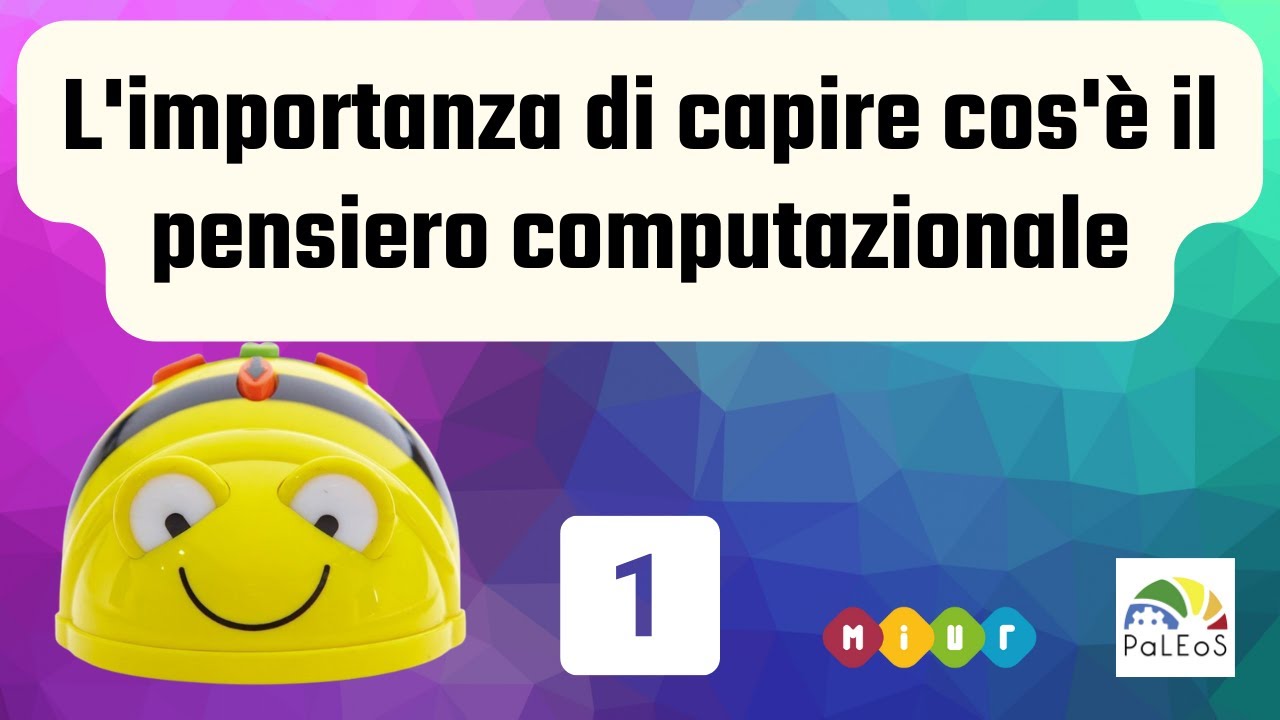1 L’importanza di capire cos’è il pensiero computazionale