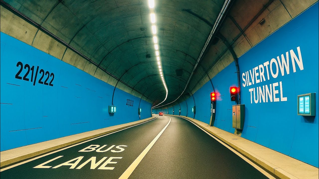 Real London View 4K | Silvertown Tunnel - Lower Lea Crossing - Leamouth Rd - Newham Way & Claps Gate