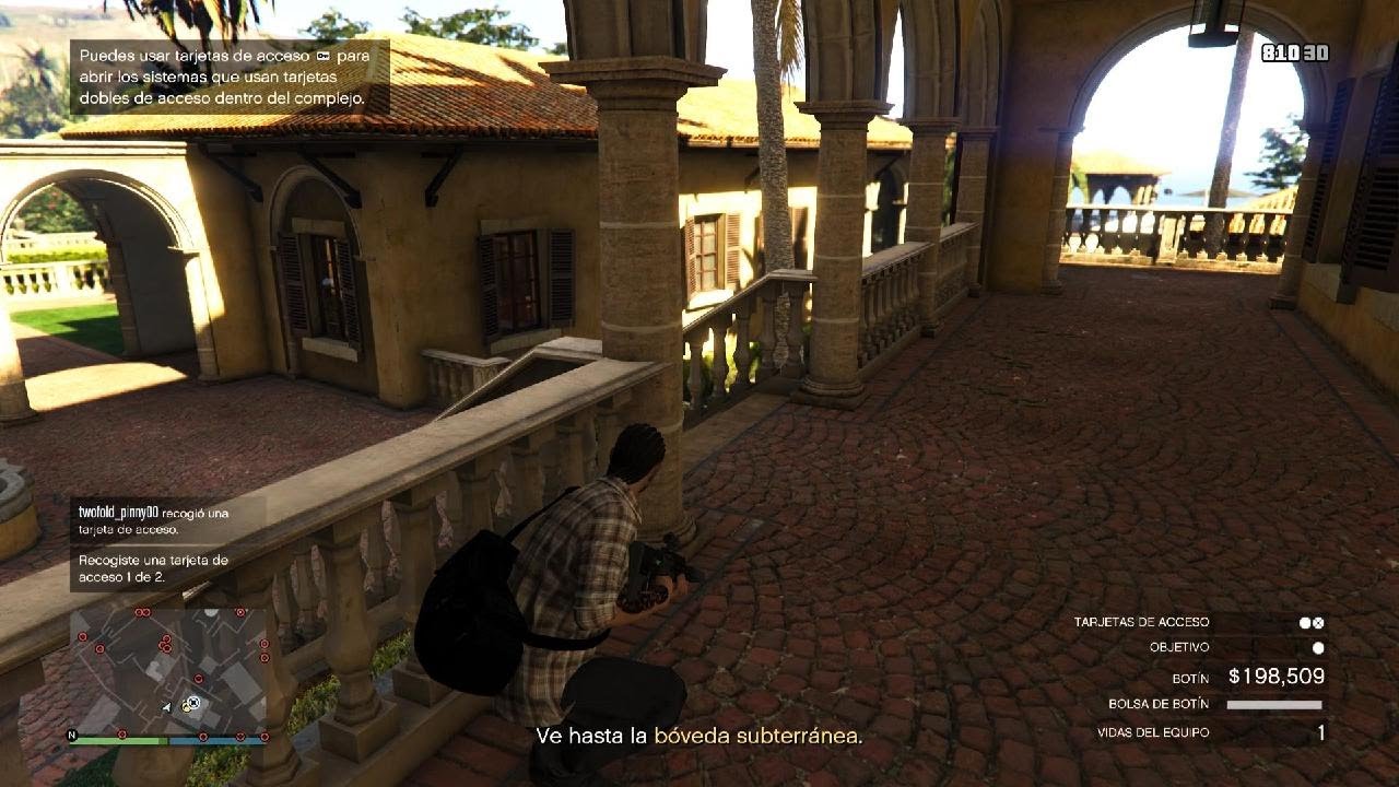 GTA5 cayó perico Golpe 1M 