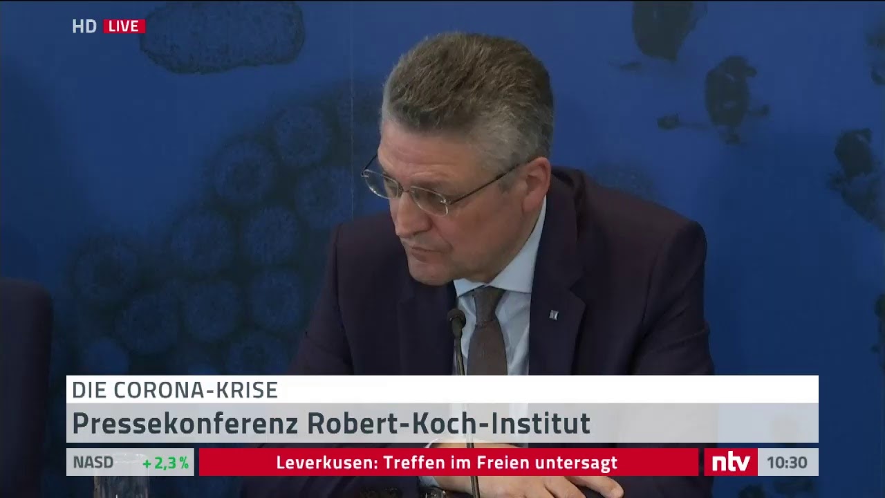 Live: Corona-Update des Robert-Koch-Instituts, Freitag, 20. M&auml;rz #Covid19DE