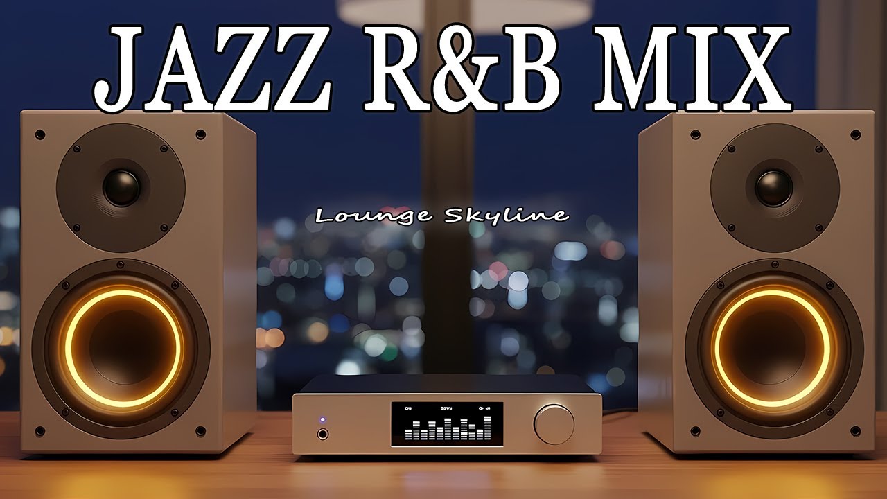 Relaxing Smooth Jazz Lounge 🌙 Skyscraper Lounge Vibes for Evening Work