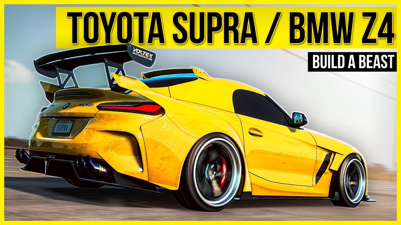 TOYOTA SUPRA \ BMW Z4 - Build A Beast | Need for Speed Heat