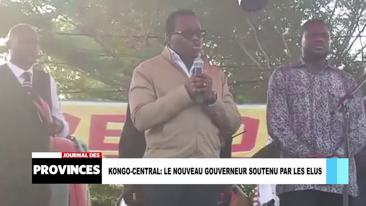 Kongo-Central: Le nouveau gouverneur soutenu par les élus