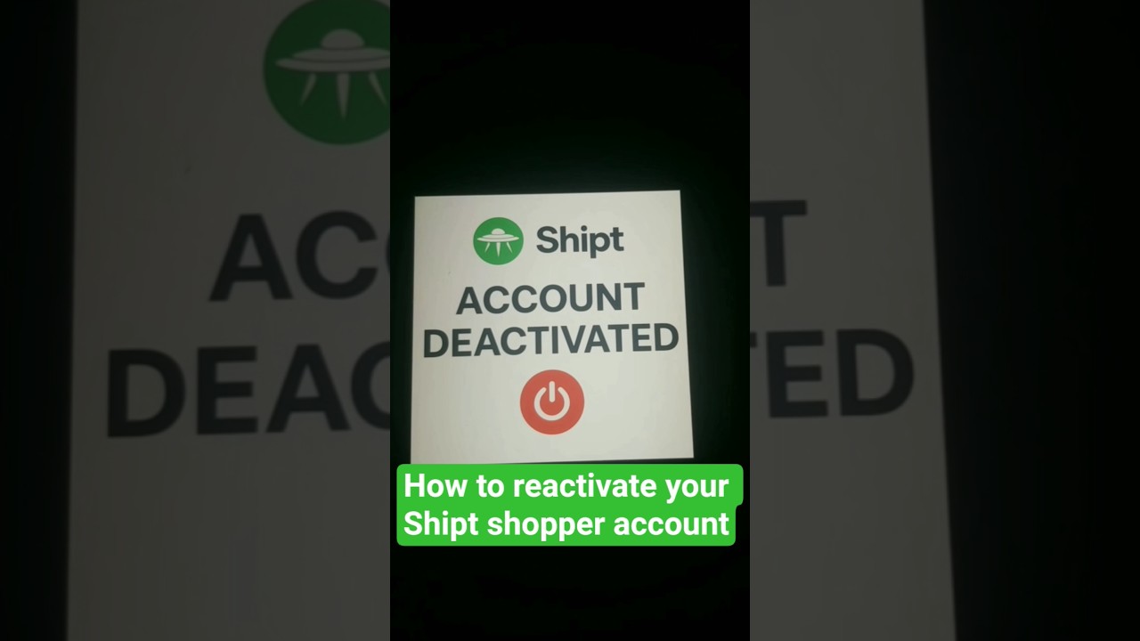 how to reactivate your Shipt shopper #reactivate #deactivate #shipt
